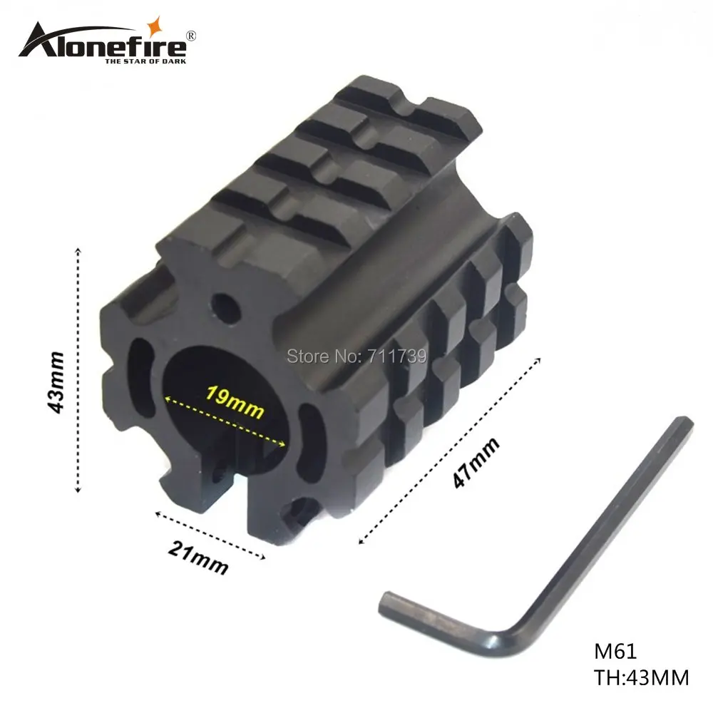 1 шт. M61 Универсальный 3 Picatinny weaver Rair Barrel охотничий прицел крепление 21 мм подходит для винтовки прицел пистолет расширение стояк Крепление