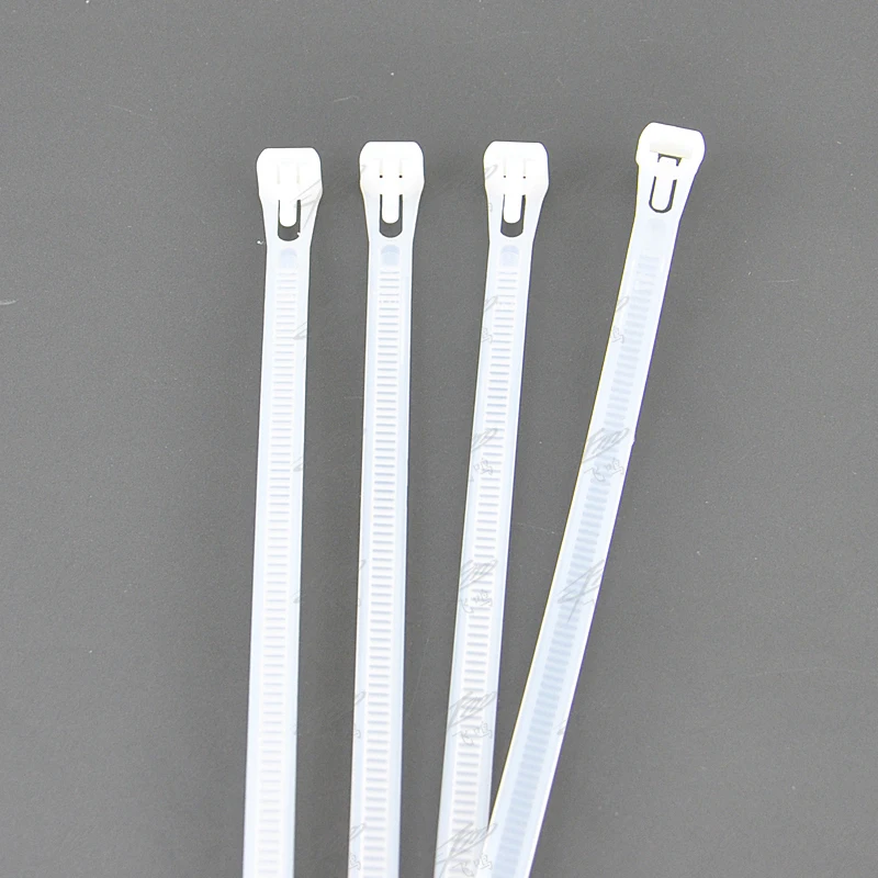 Нейлоновые зажимы для кабелей многоразовый пластиковый органайзер белый