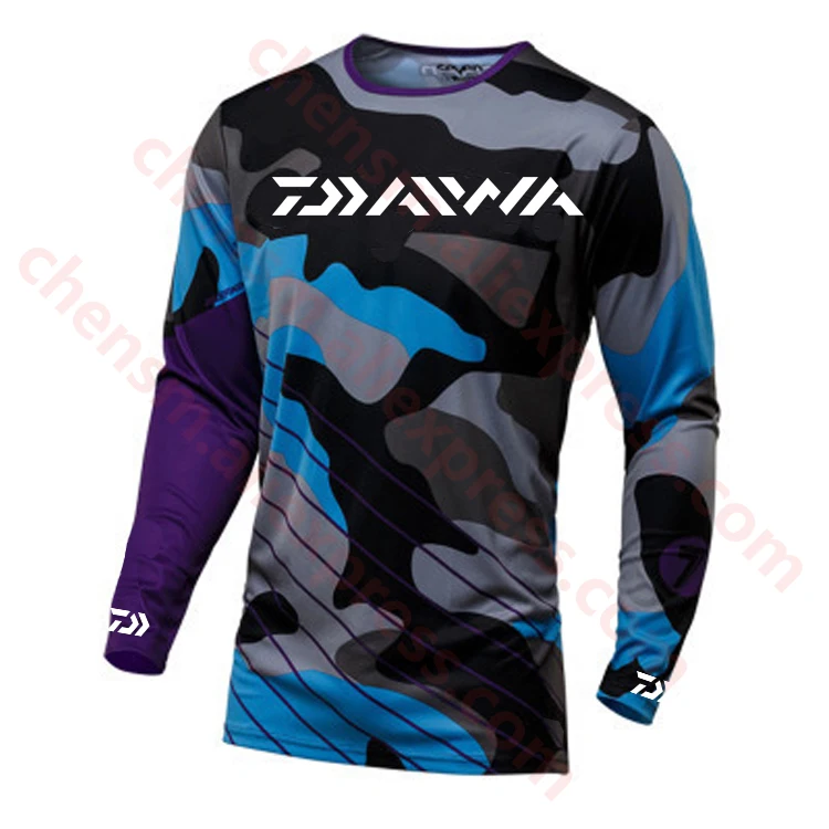 2021 DAIWA мужские Рыболовные костюмы ультратонкие с длинным рукавом Солнцезащитный