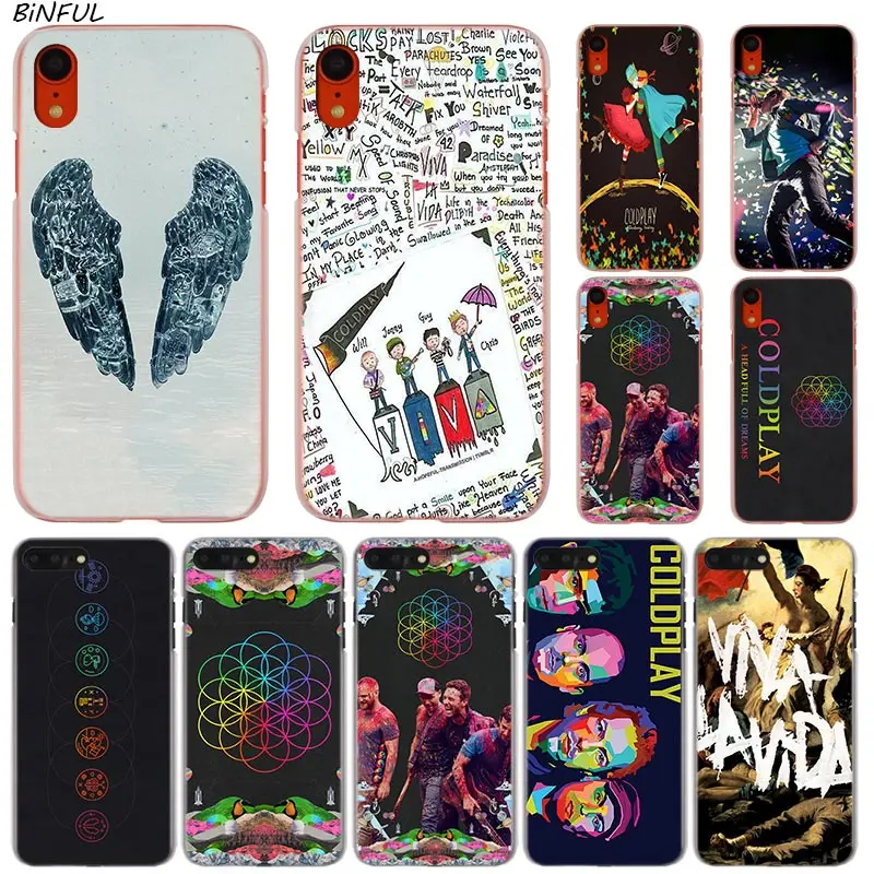 Прозрачный Твердый чехол для телефона с принтом Приключения Coldplay A Head of Dreams iPhone X XS