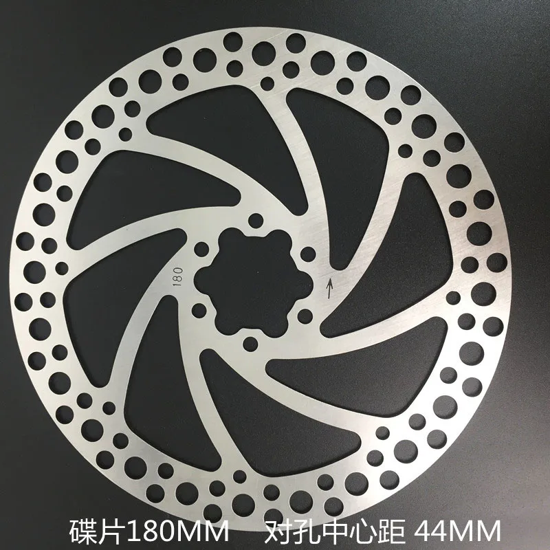 180MM Зум MTB/дорожный мотоцикл дисковый тормоз/циклокросс велосипед тормозного диска, 44 мм 6-болт, ось 160 мм 180 дисковый тормоз велосипед тормозной ротор для велосипеда, с помощью винтов - Цвет: 180MM