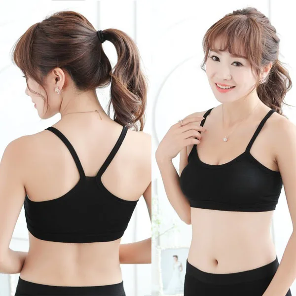 2019 короткий топик Топ женский сплошной ремень нижнее белье без нагрудной