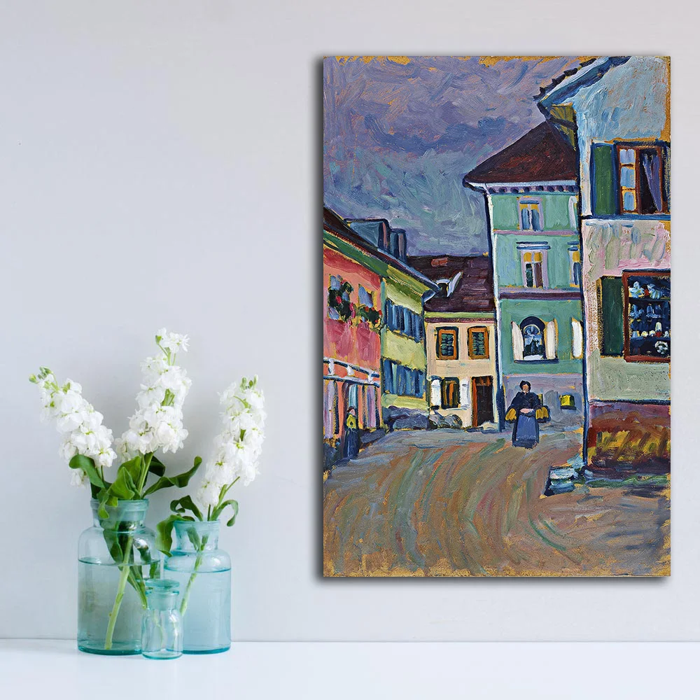 Murnau Top of the Wassily Kandinsky декоративные краски домашний декор на холсте современное