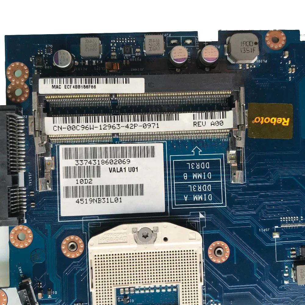 SZWXZY отлично подходит для материнской платы ноутбука DELL Latitude E6540 DDR3L PGA947 CN 00C96W 0C96W