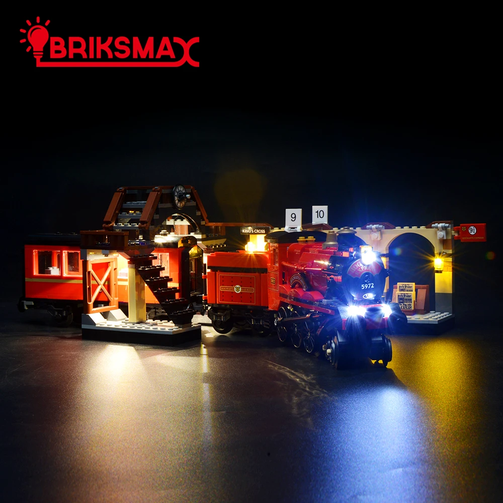 BriksMax Led Light Up Kit для Hogwarts Express Blocks модельный комплект света, совместимый с 75955(не включает модель