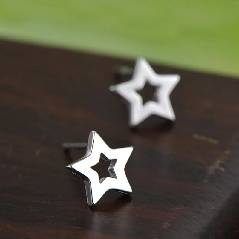 Серьги-гвоздики в Корейском стиле для женщин и девочек бесплатная доставка 1 пара