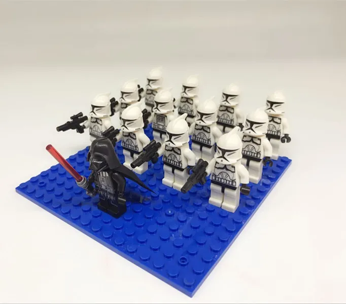 PG633 AX8006 BAI 12 13 шт./лот Star Wars Rebels Storm Trooper 7668 Shadow clone Trooper Дарт Вейдер игрушка fig совместимый - Цвет: PG633 AX8006 BAI 12