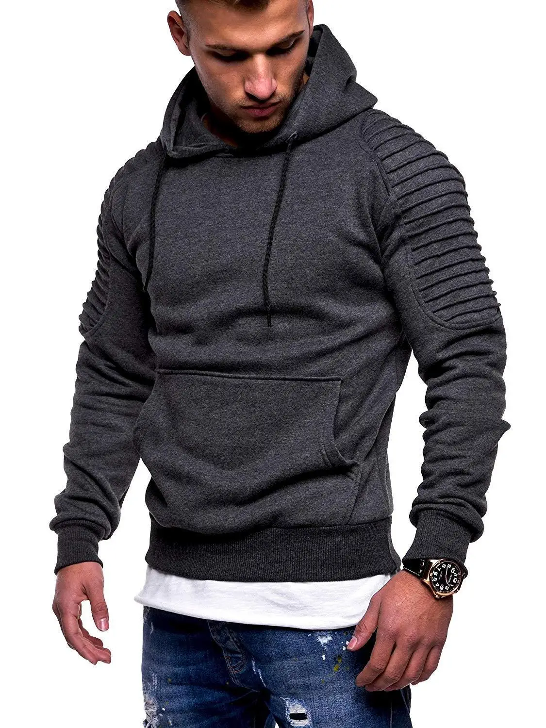 Pullovers Hoodies Men Autumn Hooded Raglan Sleeve Mans Sweatshirts Hip Hops Males Casual Hombre Jacket Winter | Мужская одежда