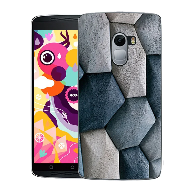 Мягкий ТПУ гелевый Чехол для Lenovo K4 Note/Lenovo A7010 задняя крышка квадратный Печатный