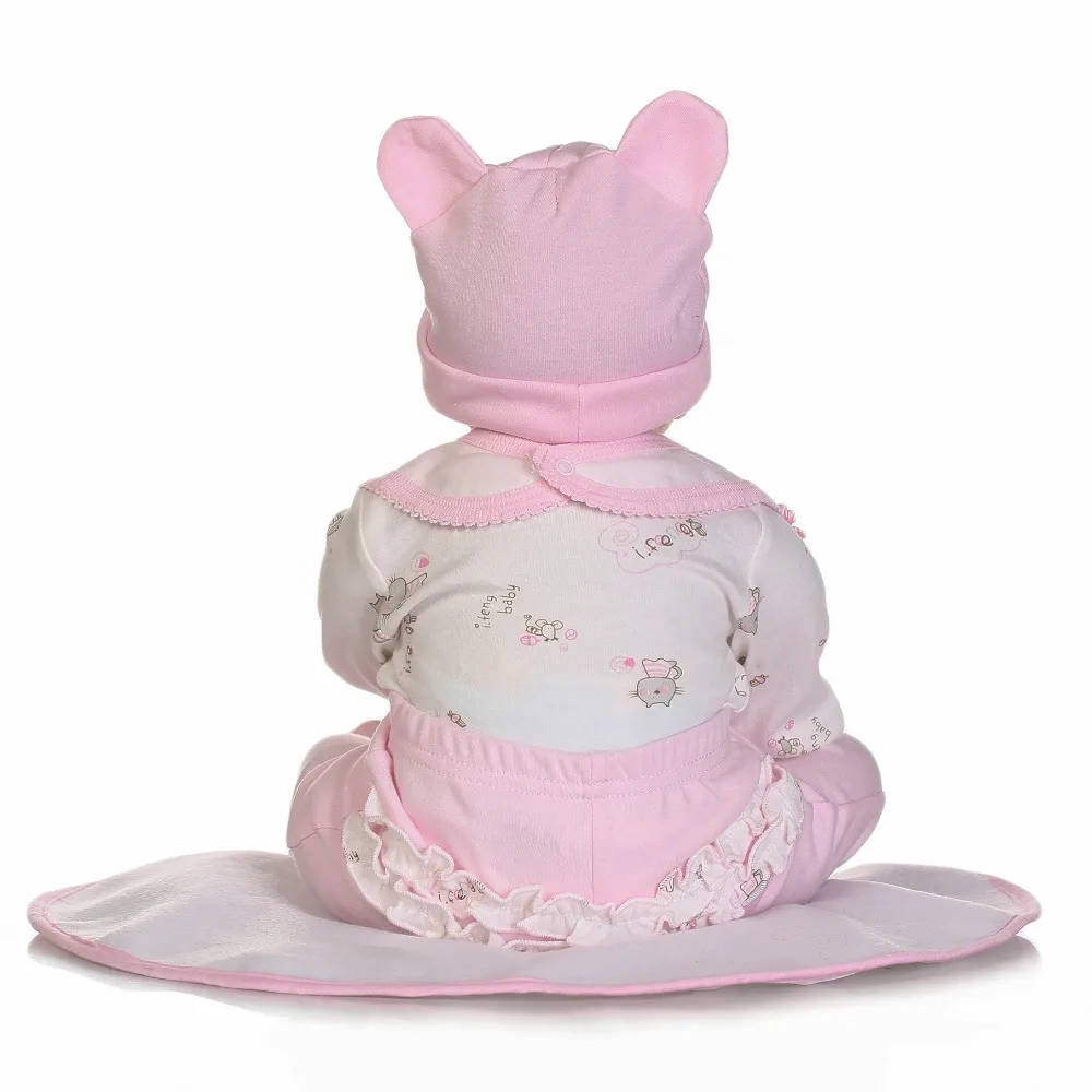 NPKCOLLECTION 2017 Новый 22 дюймовый силиконовый винил настоящий Мягкий сенсорный reborn baby 55