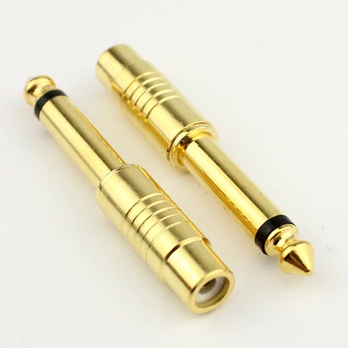 Разъем для микрофона 6 35 мм 1/4 &quotмоно-штекер RCA гнездо наушников аудио адаптер 5