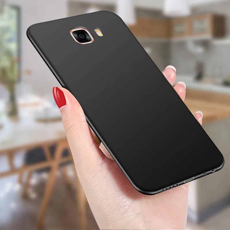 Чехол для Samsung Galaxy A9 2016 однотонный противоударный силиконовый бампер из ТПУ