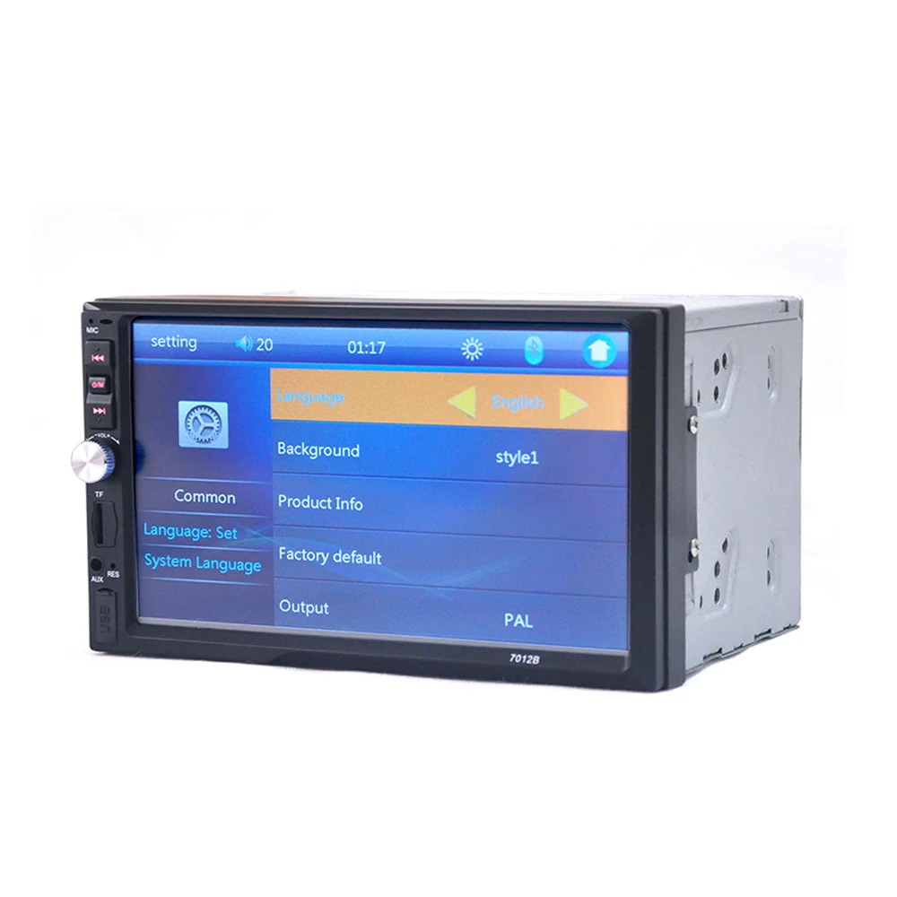 2017 Новый 7012B 7 дюймов Bluetooth экран TFT двухъядерный аудио стерео MP5 плеер 12 В Авто 2 Din