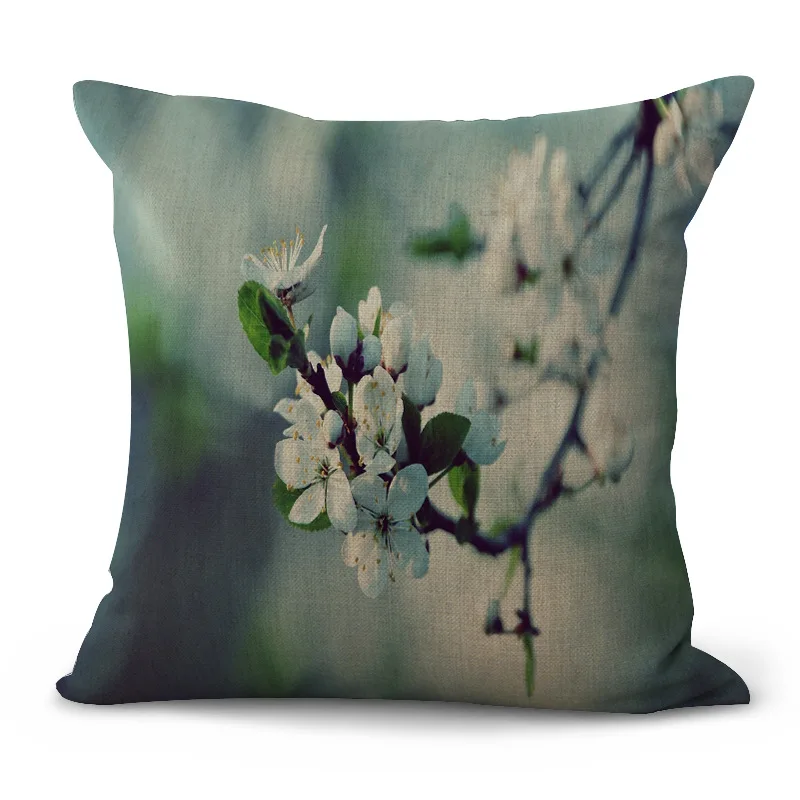 Декоративная Подушка Чехол воздушный шар с гелием деревья живописный 17 5 дюймов