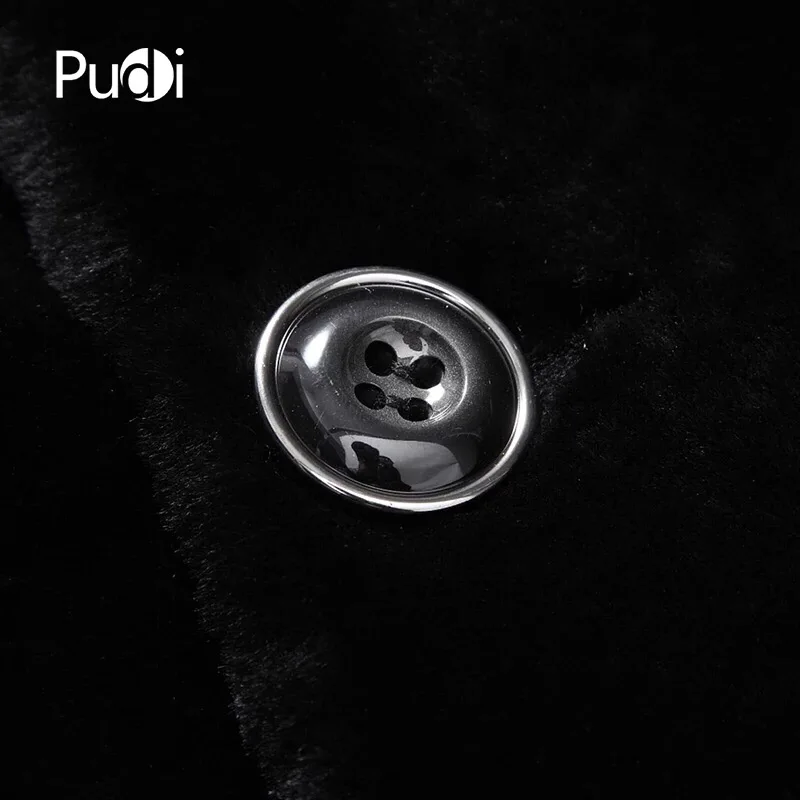 PUDI MT811 Для мужчин новые модные шерсть короткие Куртки с енота меховым воротником осень-зима Повседневная Верхняя одежда
