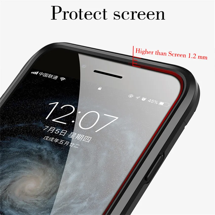 Магнитное кольцо противоударный защитный чехол для телефона для iphone 11 Pro X XR XS Max 8 7 6 6s Plus 5 5S se роскошный автомобильный жесткий чехол с подставкой