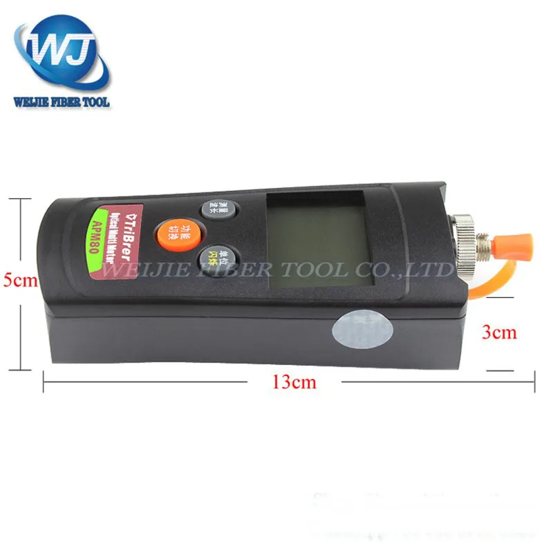 Tribrer OPM APM 80 Mini ручной оптический измеритель мощности волоконно инструмент 70 ~ + 6