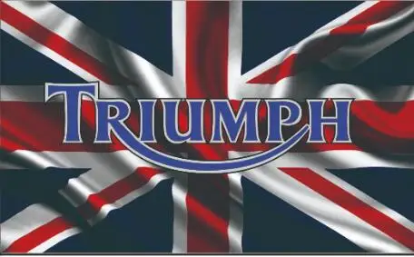 

Custom TRIUMPH Motorcycle Flag Motorcycle flag 3x5ft Polyester banner
