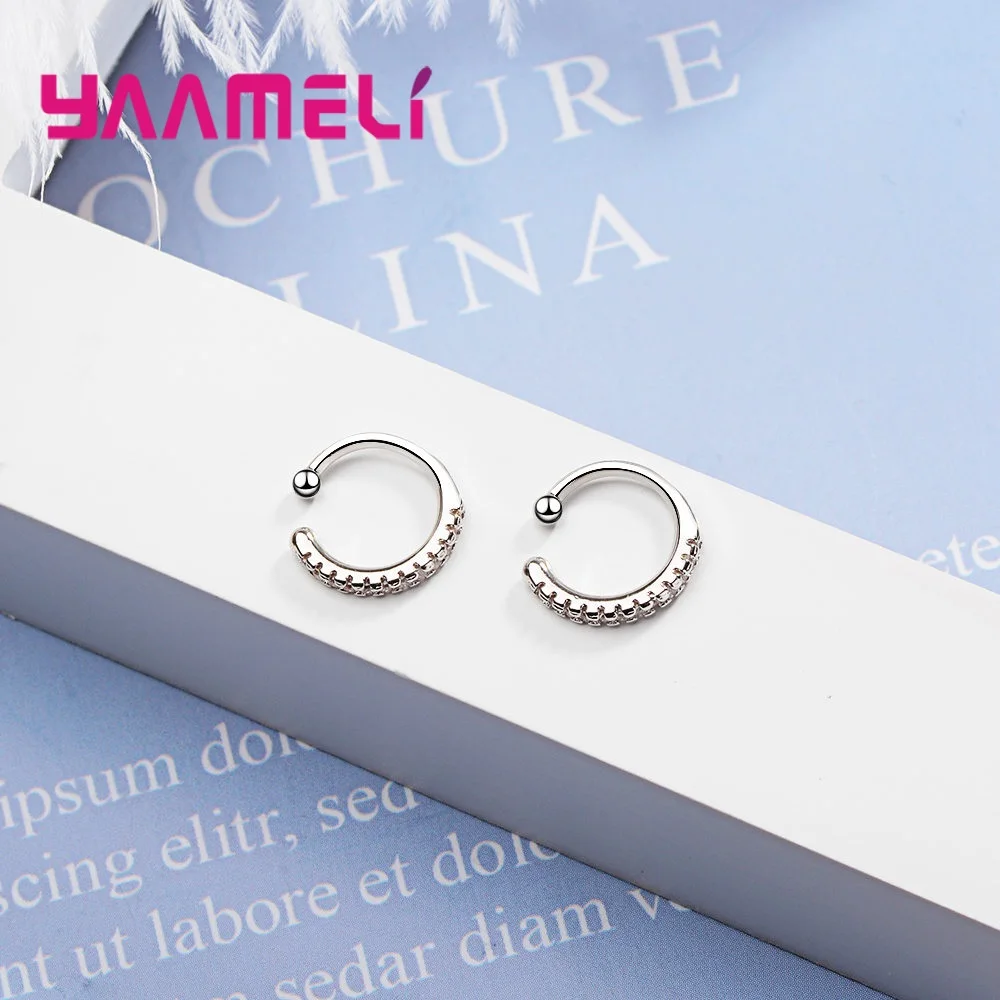 Новая мода женщин простой дизайн недорогая клипса Круг Серьги для продажи