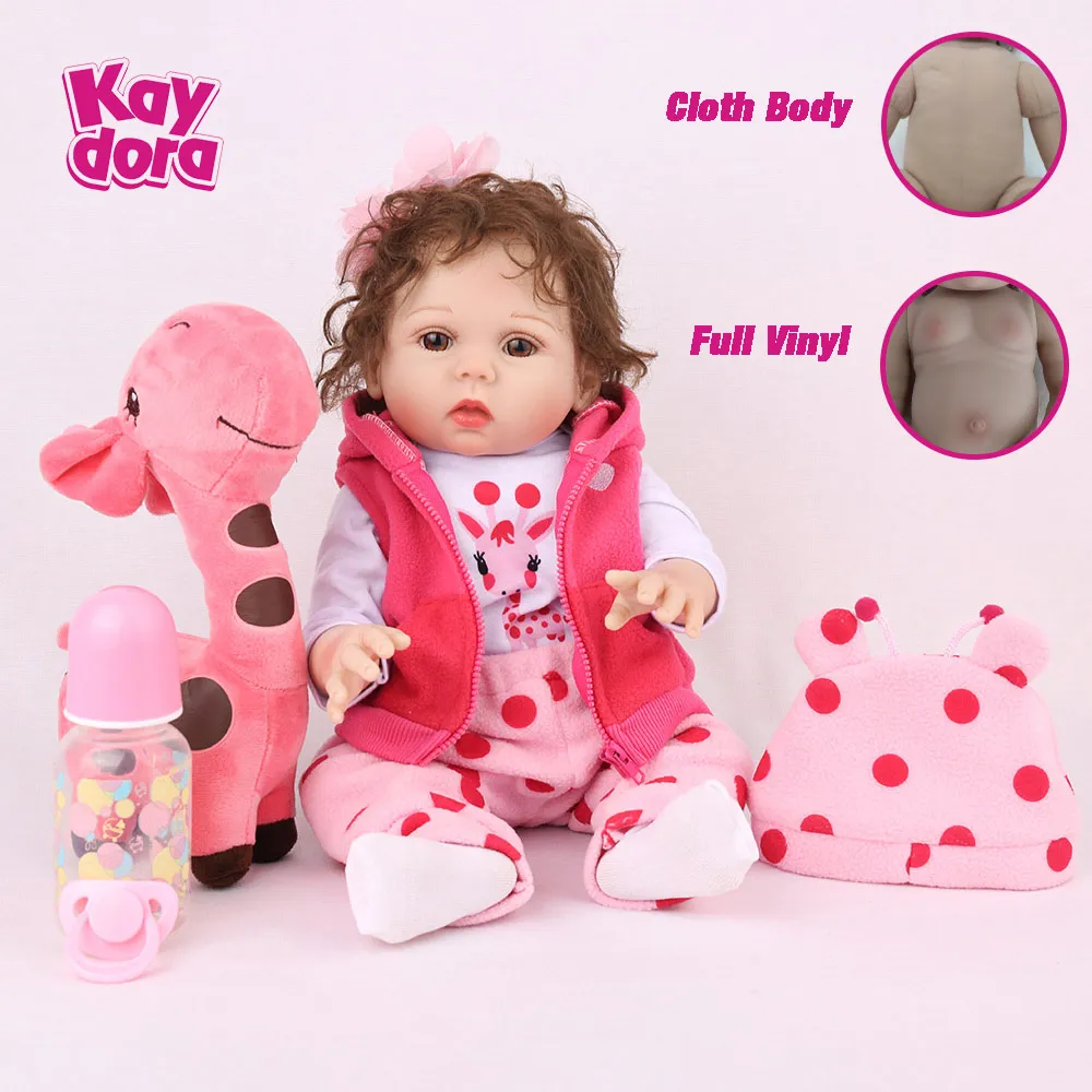 Мягкие силиконовые куклы Reborn Baby, 18 дюймов, 48 см, Bebe Reborn, реалистичные куклы Boneca, реалистичные, живые, для девочек, Menina, игрушки для детей, подарок на день рождения