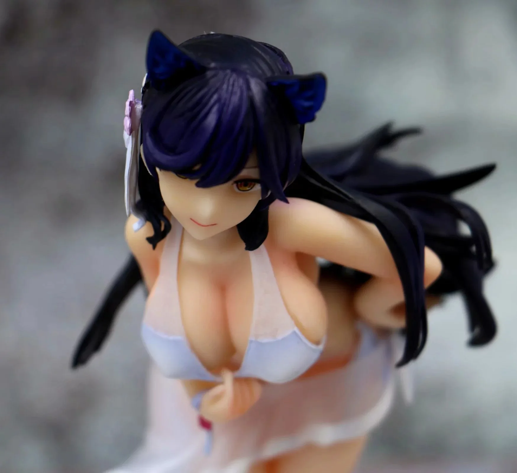 Игра Azur Lane IJN Atago кошачьими ушками на капюшоне милые сексуальные девушки Рисунок