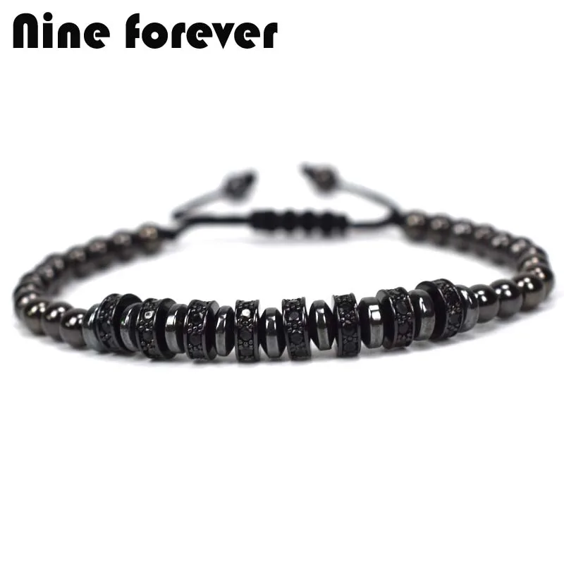 Женский браслет с бусинами Nine forever ювелирный для женщин pulseira masculina feminina|Браслеты