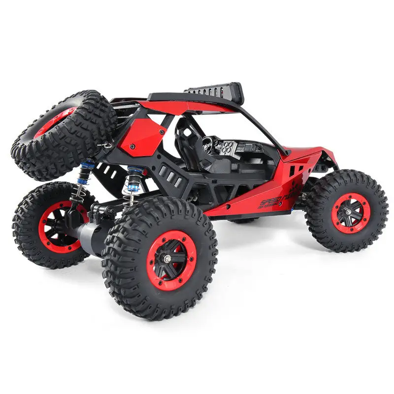 Синий и красный цвета JJRC Q46 пульт дистанционного управления автомобиля 1/12 2,4G 4CH высокая скорость внедорожника Buggy Crawler 45 км/ч RC Crashworthy модель автомобиля