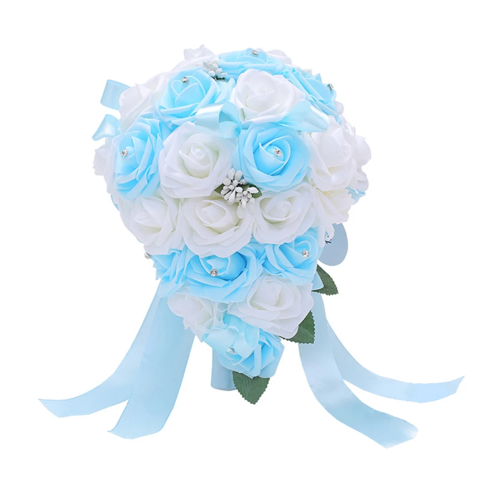 1 букет стразы искусственные розы цветы для сада сухие украшения свадьбы сцены