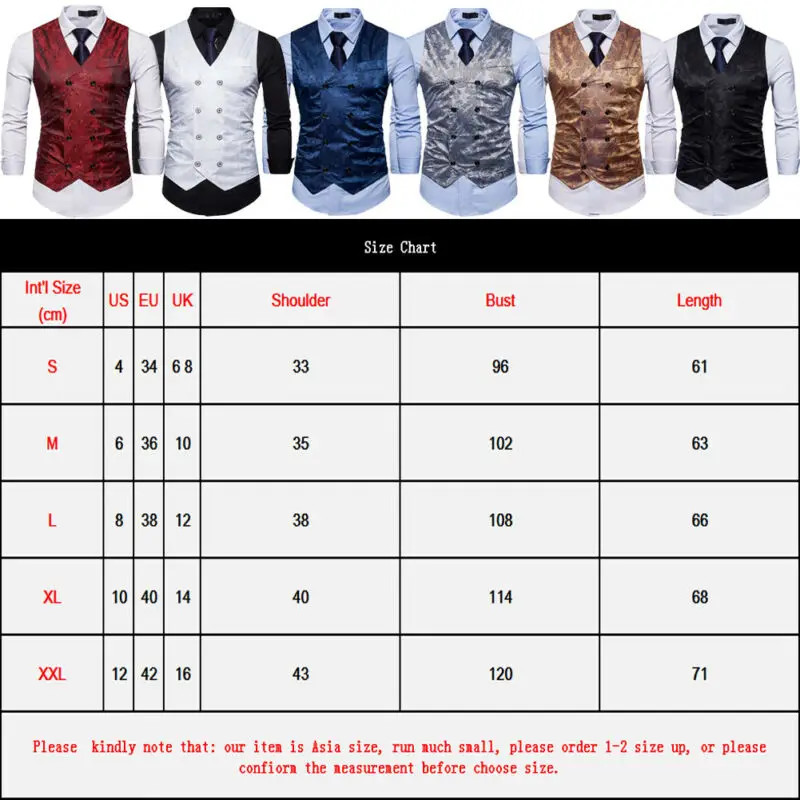 Hirigin 2019 Men Business Suit Vest Formal Tuxedo Waistcoat Jacket | Мужская одежда