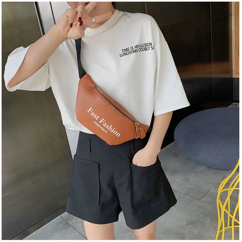 

Jiessie&Angela Fashion Fanny Pack For Women Belt Bag Leather Waist Bag Running Waist Pack Travel Fanny Packs Bag Pouch Phone