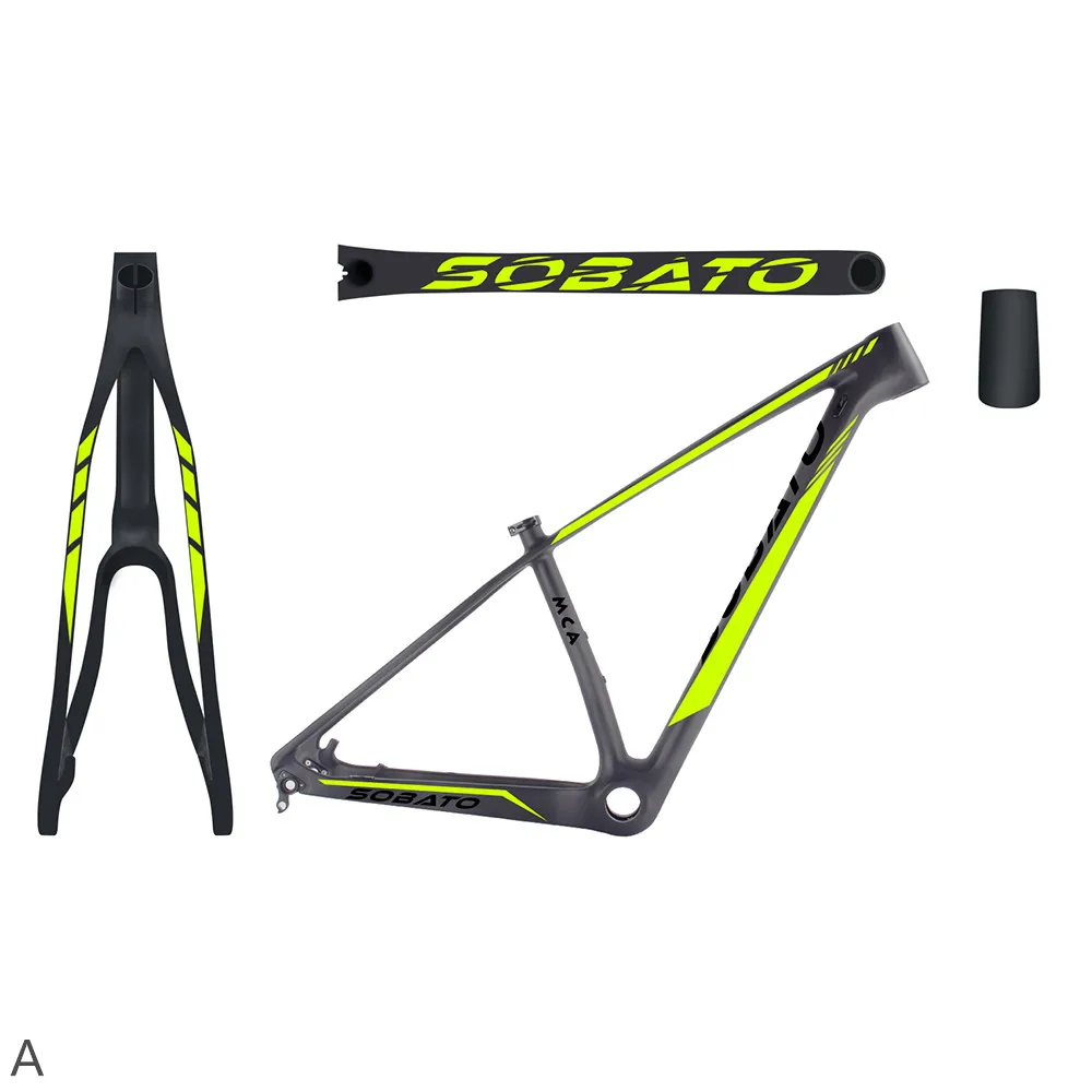 SOBATO Размер 17 &quotКитай диск горный велосипед гоночный XC Hardtail 29ER углерод workswell MTB