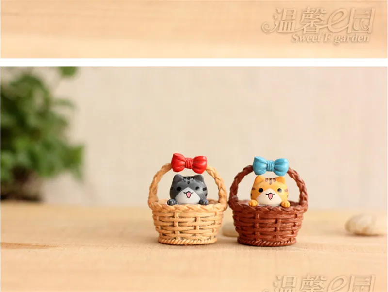 ZOCDOU 1 шт. хороший сыр Chis Cat Kitty принять подарочную коробку котенок МОДЕЛЬ Статуя Статуэтка орнамент миниатюры садовый Декор DIY Home