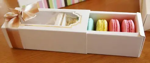 Окно Макарон бокса, торт, коробка подарка 30 шт./лот