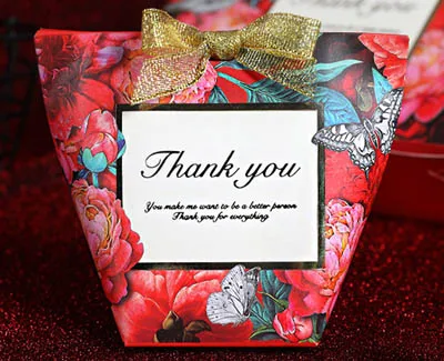 candy box6x6x10cm 6,0*6,0*10,0 см красный цветок mooncake упаковочная бумажная коробка, коробка для печенья и блинов, Подарочная коробка DIY для печенья и торта 100 шт/партия - Цвет: candy box6x6x10cm