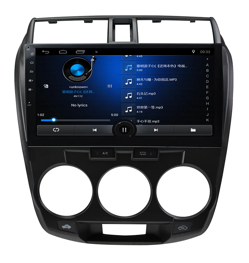 10 1 &quotдля Honda City 2006-2014 Android 7 0 автомобильный dvd видео GPS с навигацией Радио BT AUX DVR WIFI