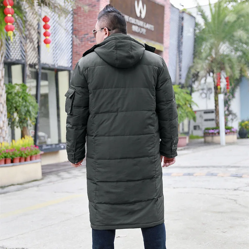 

New Oversize XL-9XL 10XL Winter jacket 2018 Men's Winter brand Thickening Long Casual Suede jacket Men's jacket 175kg