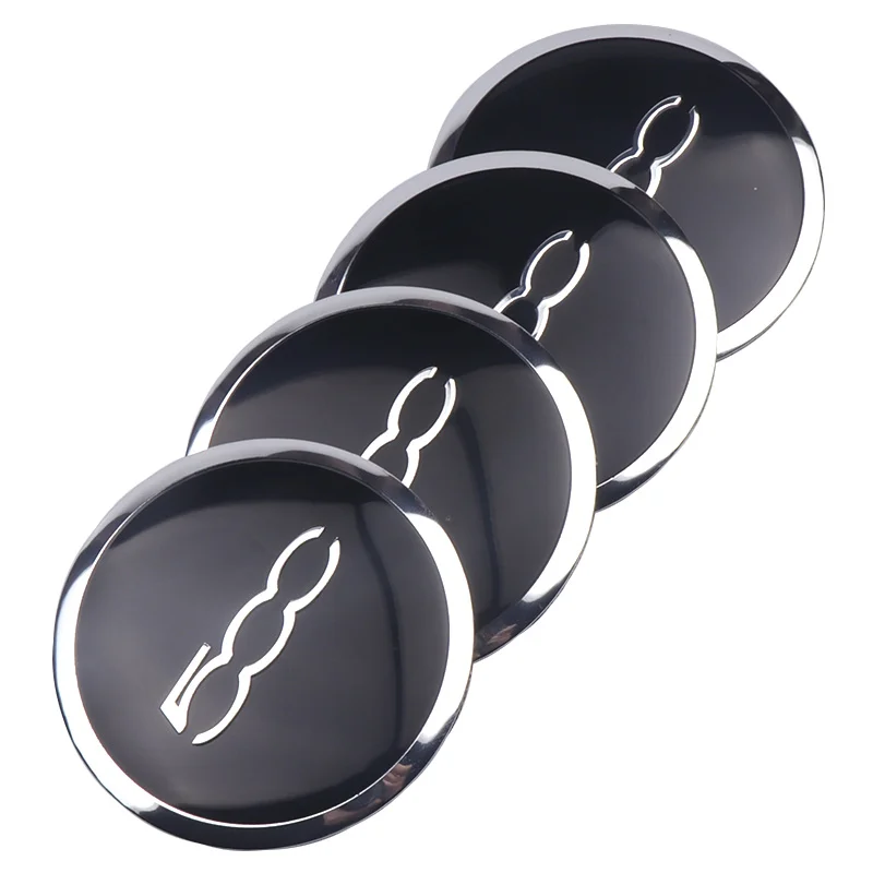 4pcs 56mm Car 500 Emblem Tire Wheel Center Rim Hub Caps Covers Stickers For FIAT 124 125 695 OT2000 Coupe mm Abarth | Автомобили и