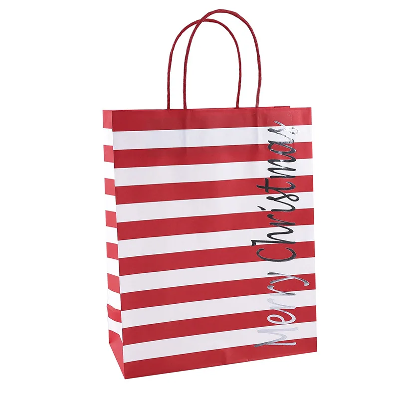 Рождественские украшения из крафт-бумаги подарочный пакет для снежной шляпы