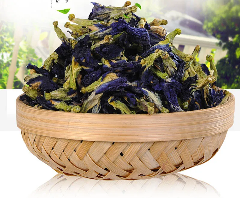 Игрушечная игрушка для кухни, тайская голубая бабочка, 50 г, 100 г, чай Clitoria Terna, тайская бабочка, Горох, чай, витамин А, игрушка