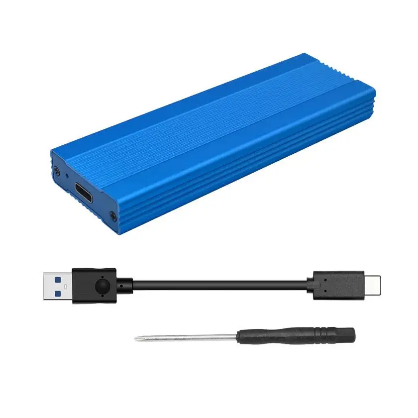 Чехол для мобильного жесткого диска NO C 3 1 ASM2362 m.2 USB3.1 PCIE SSD PCI-E NoneC футляр NVME M.2