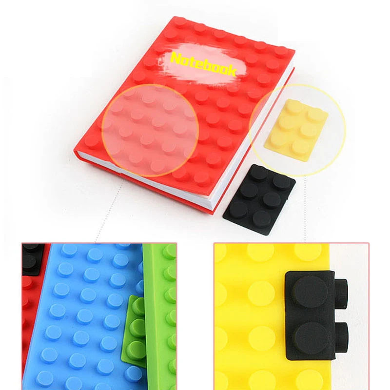 Красочные Креативные записные книжки DIY Дневник Книга блоки Совместимые Legoed