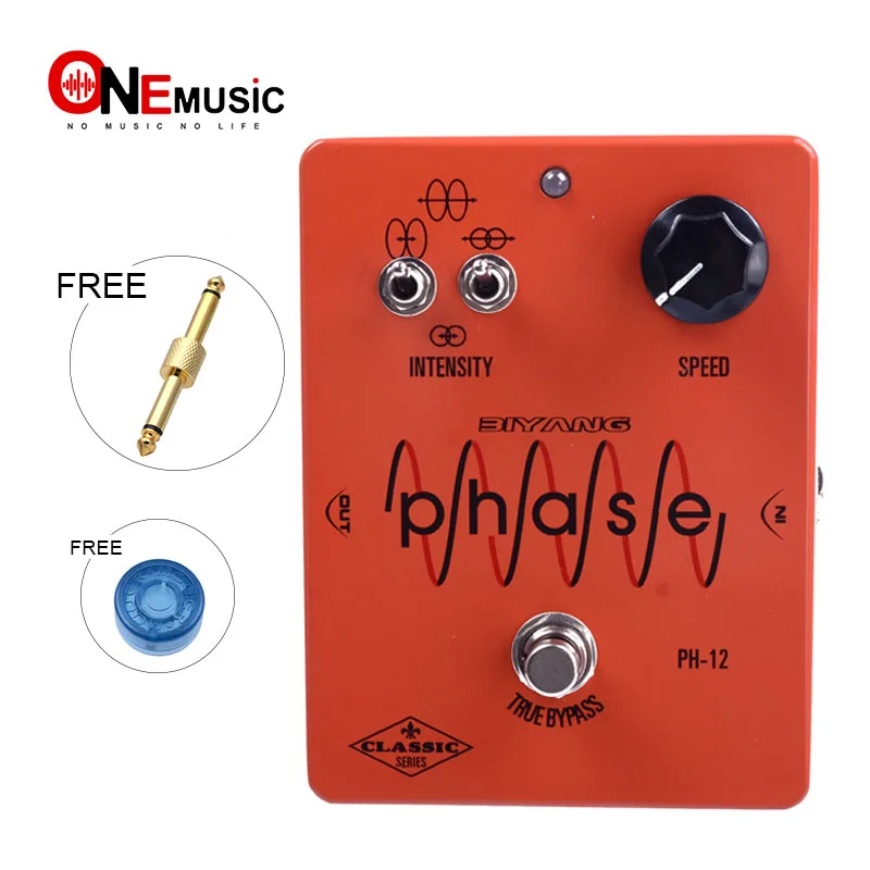 Biyang PH-12 MXR Phase 100 эффект на заказ истинный обход управления Скорость педаль эффектов для электрогитары с Золотая педаль разъем