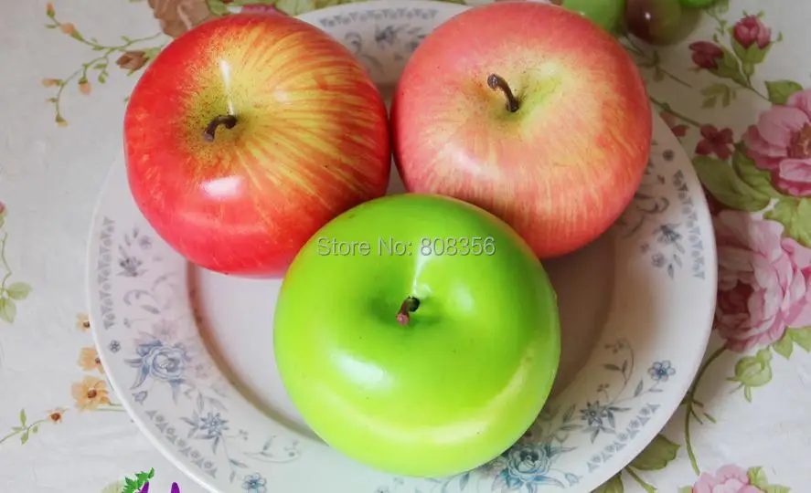 20 шт 8 см/3 15 &quotИскусственное Яблоко фрукты имитация овощей Модель Apple реквизит
