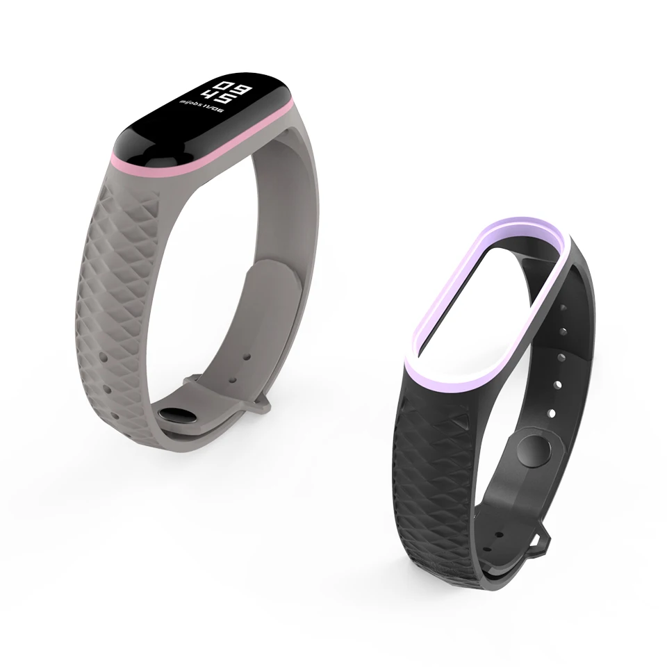Mi jobs силиконовый mi Band 3 ремешок спортивный Аврора ремешок для Xiaomi mi band3 ремешок умные наручные часы mi band 3 Ремешок Браслет