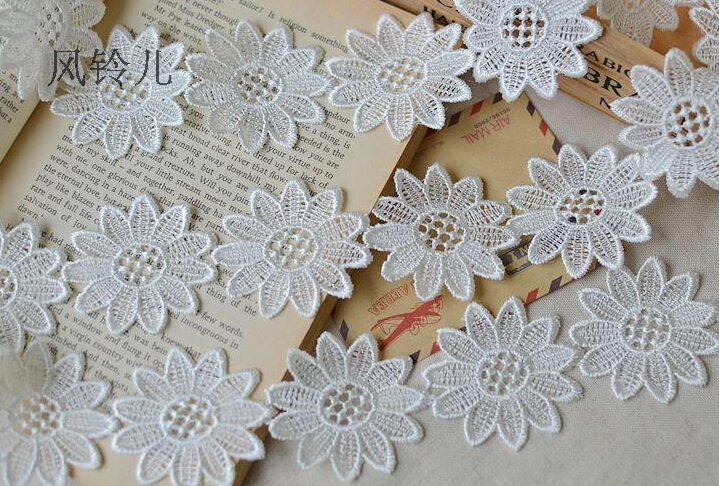 Женское кружевное платье ширина 5 см естественный белый цвет метров в партии | Дом