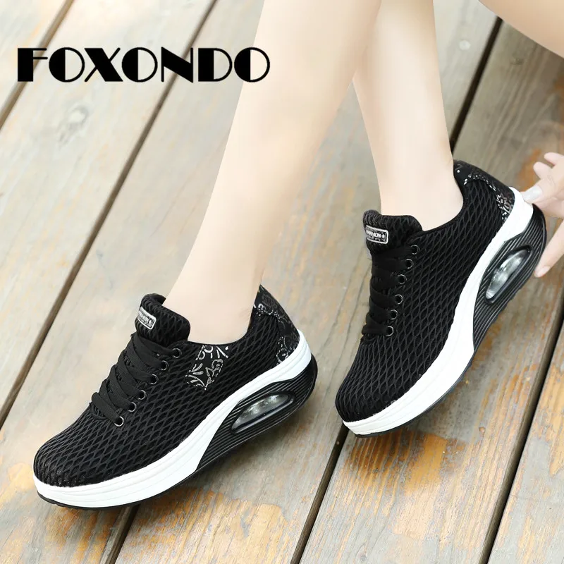 FOXONDO/2019 г. женская обувь на плоской платформе женские мокасины zapatos mujer Босоножки