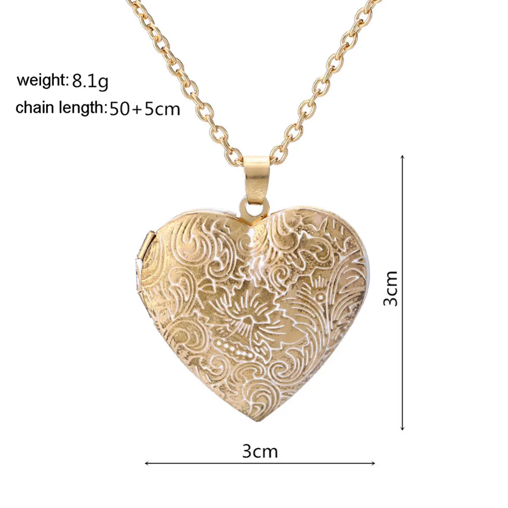 Retro Jewelry Pendant Palace Necklace Sculpture Love Heart Cute Long Chain Women | Украшения и аксессуары