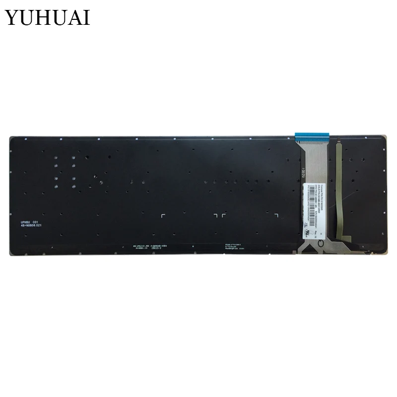 Греческая красная Клавиатура для ноутбука с подсветкой ASUS GL752 GL752V GL752VL GL752VW GL752VWM