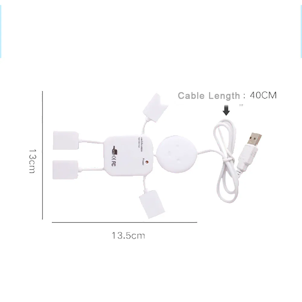CARPRIE новый 4 портовый концентратор Высокоскоростной USB 2 0 человекоидный