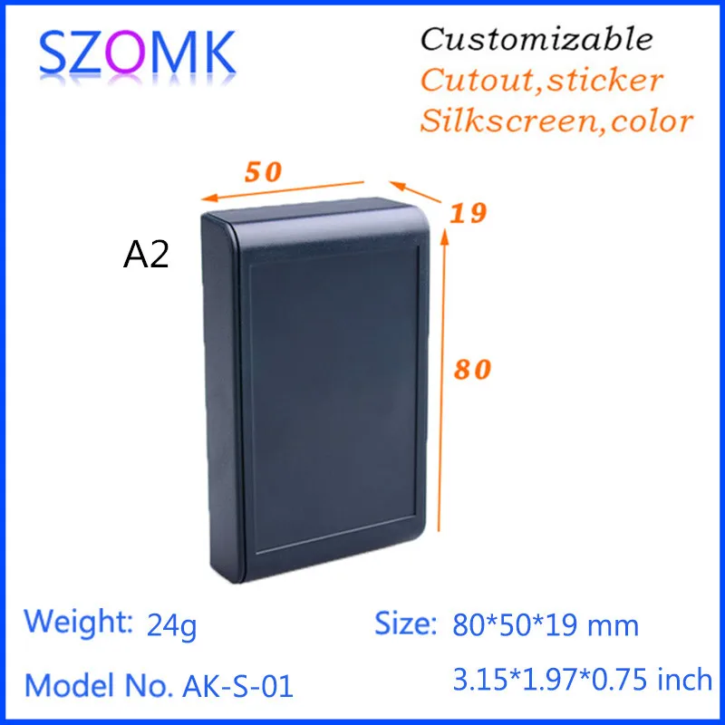 Пластиковый ящик szomk project box (10 шт.) 80*50*19 мм пластиковый корпус коробка управления